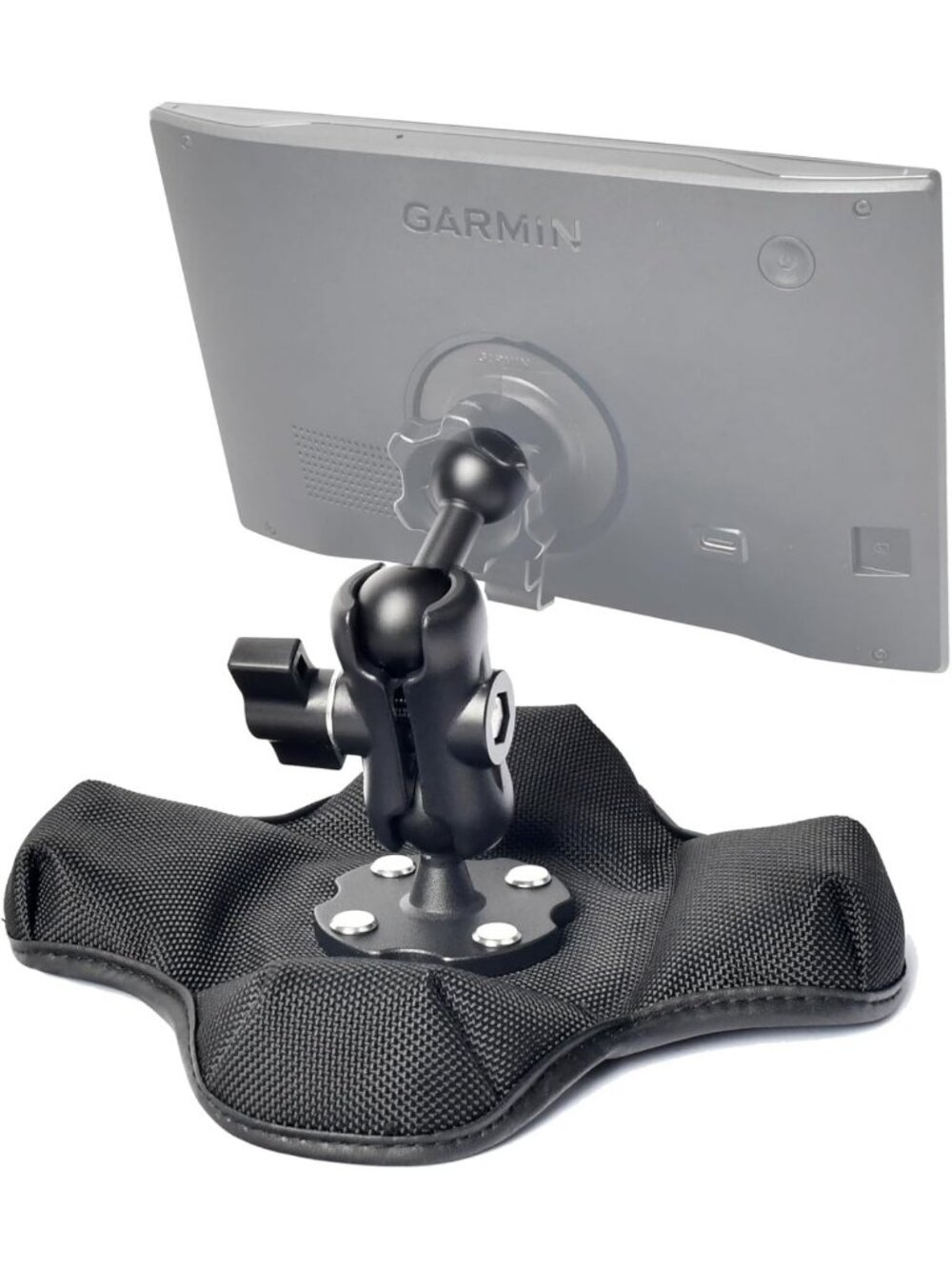 Adjustable GPS Mount Holder with Non-Slip Beanbag Base for 22mm Devices